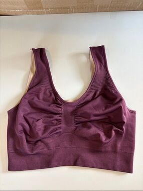 Underoutfit Reversible Bra Large Wine Almond